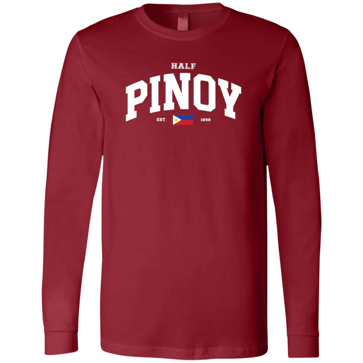 Half Pinoy Unisex Jersey Long Sleeve T-Shirt