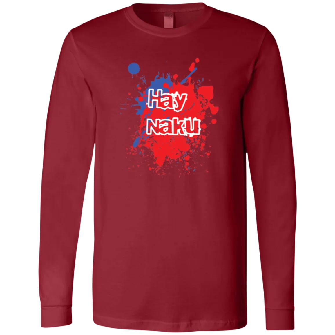 Hay Naku Splatter Unisex Jersey Long Sleeve T-Shirt