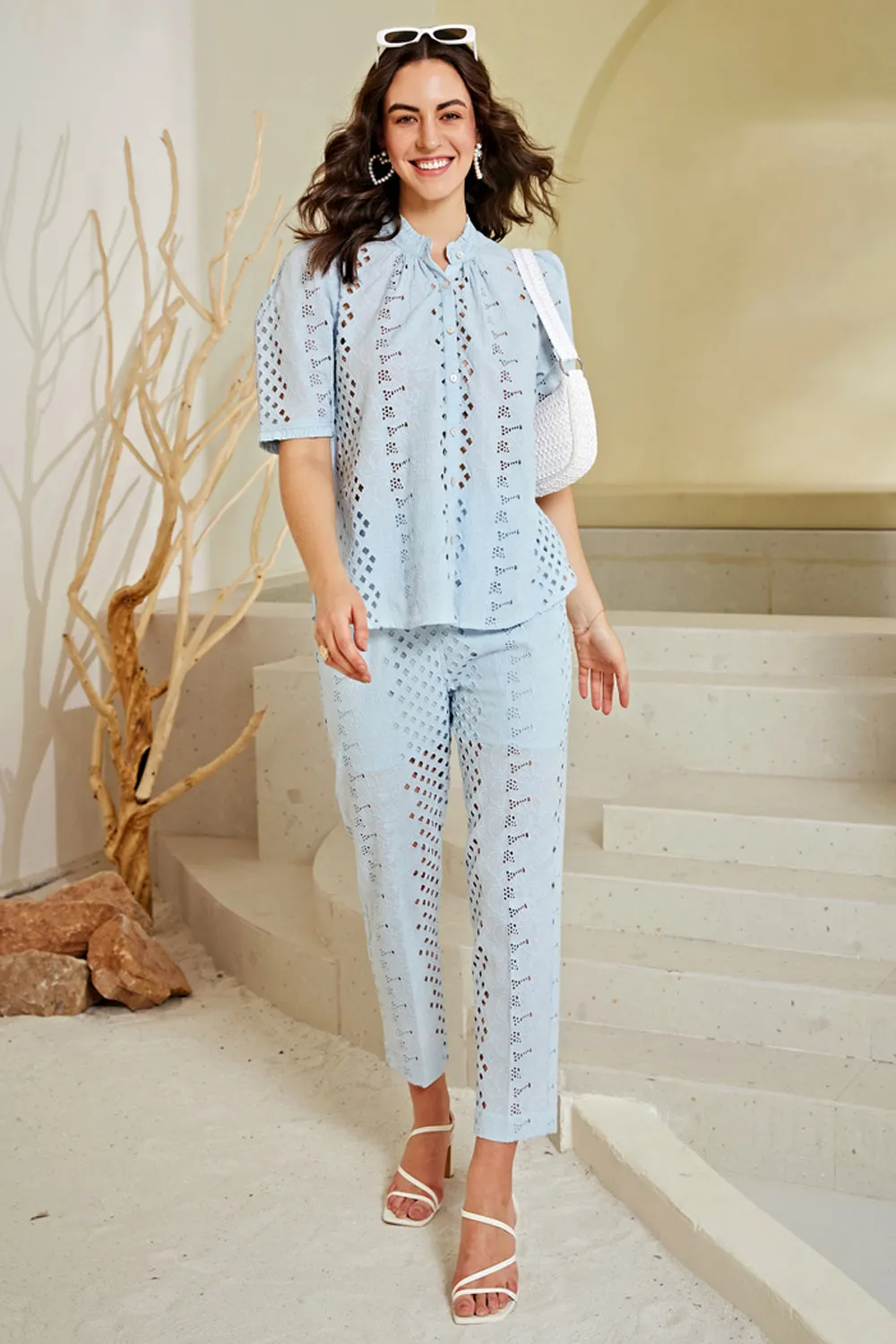 Heavenly Eyelet Top
