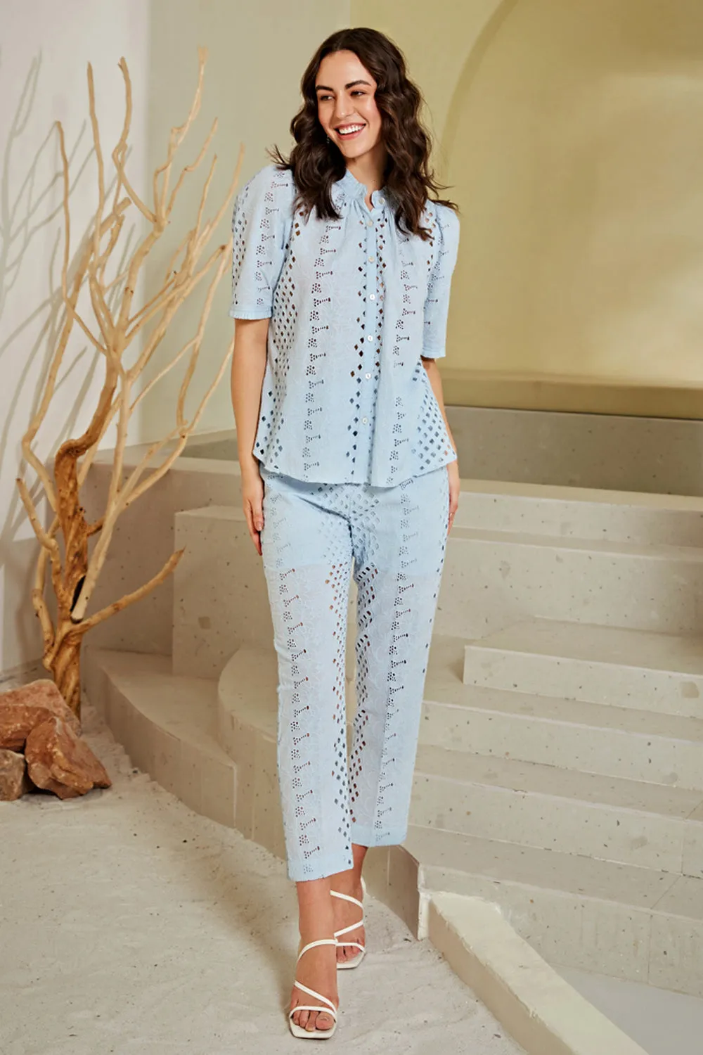 Heavenly Eyelet Top