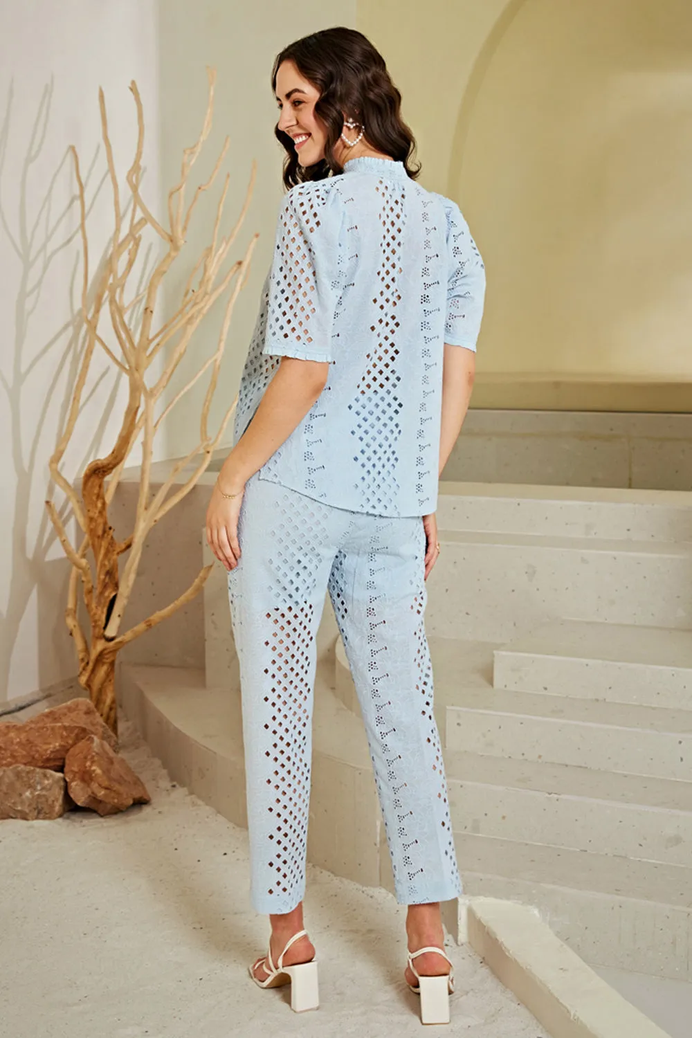 Heavenly Eyelet Top