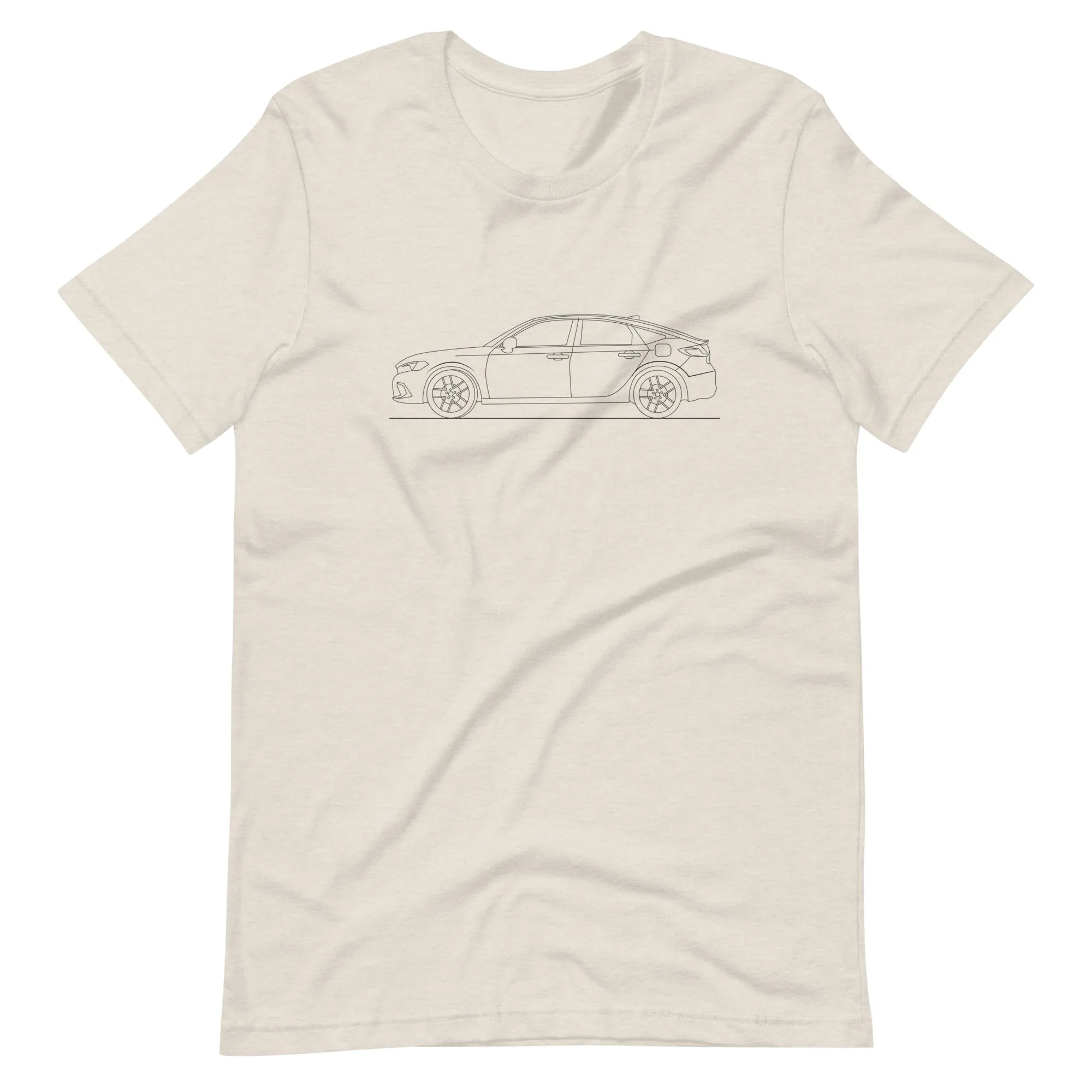 Honda Civic Hatchback Outline T-Shirt