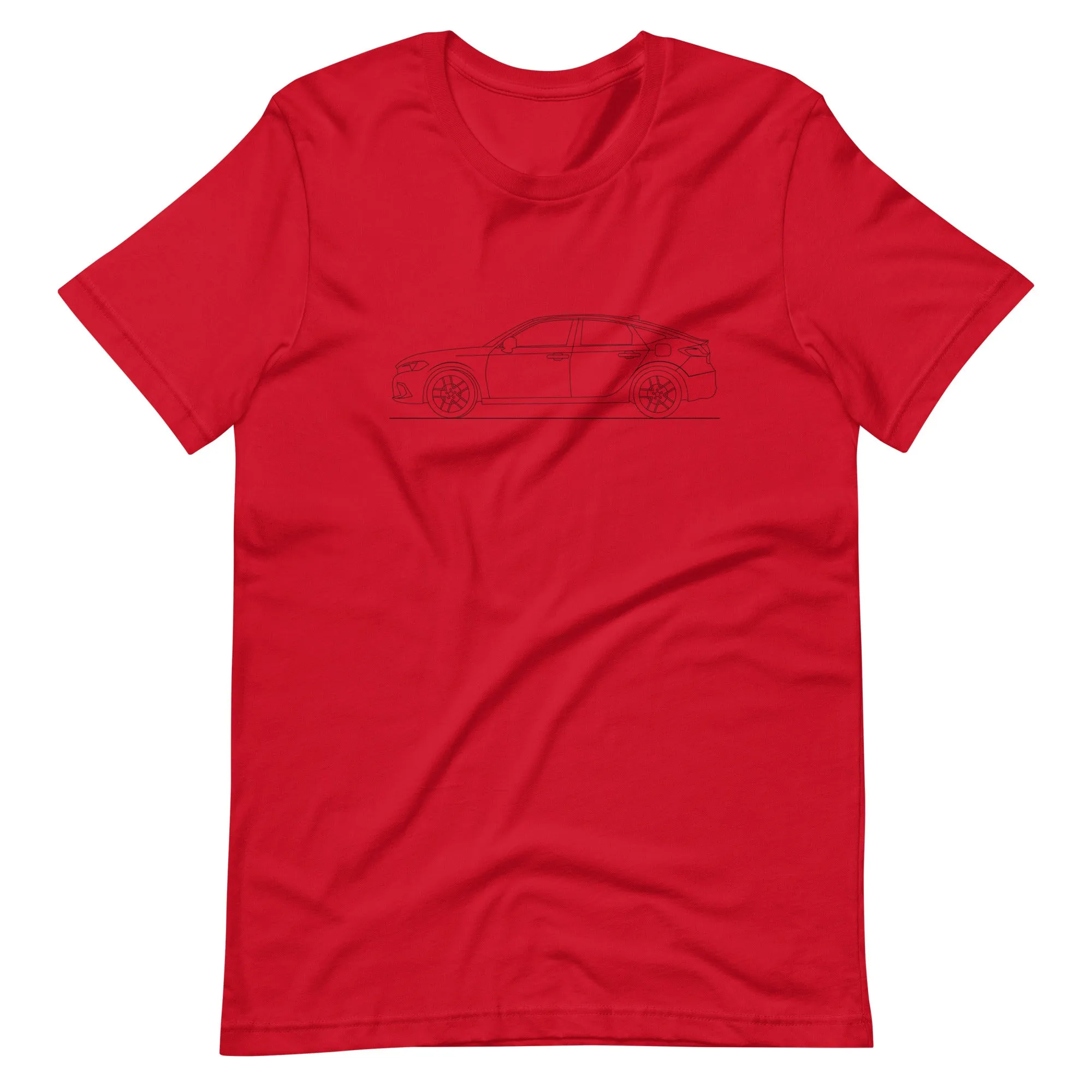 Honda Civic Hatchback Outline T-Shirt