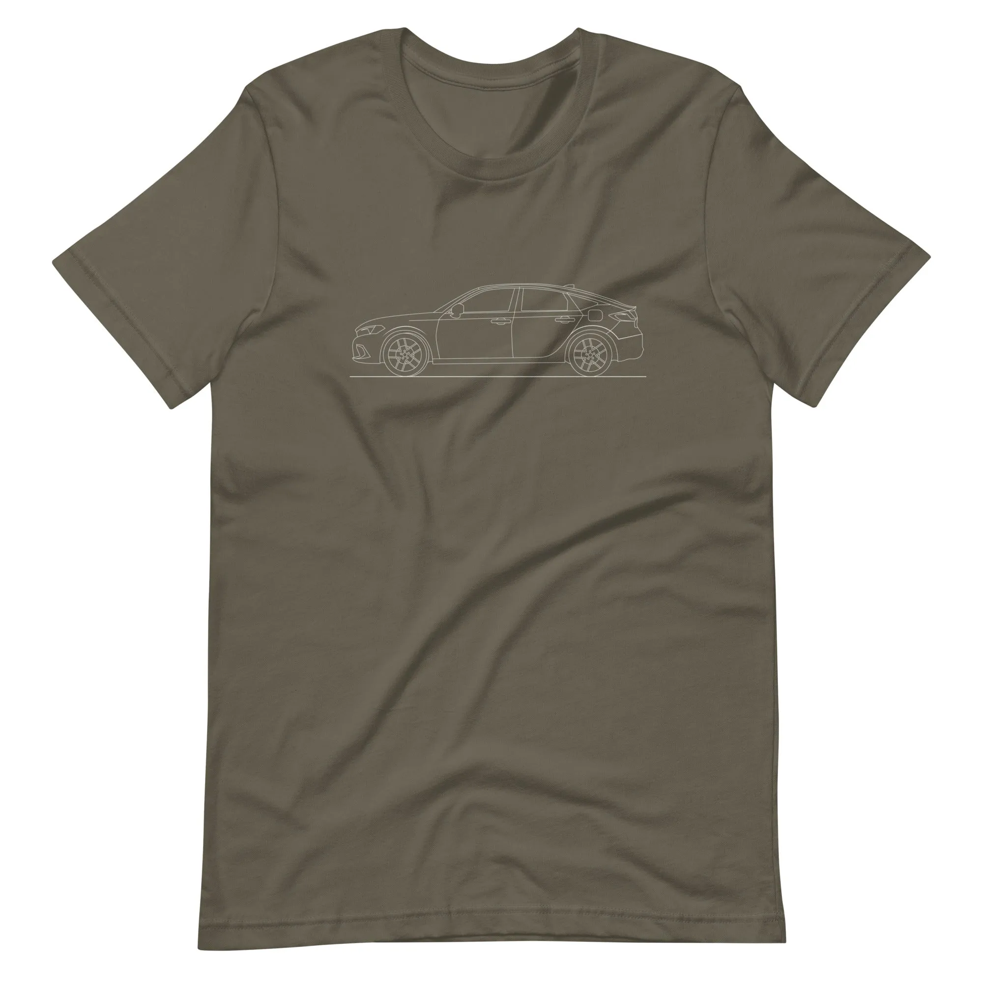 Honda Civic Hatchback Outline T-Shirt