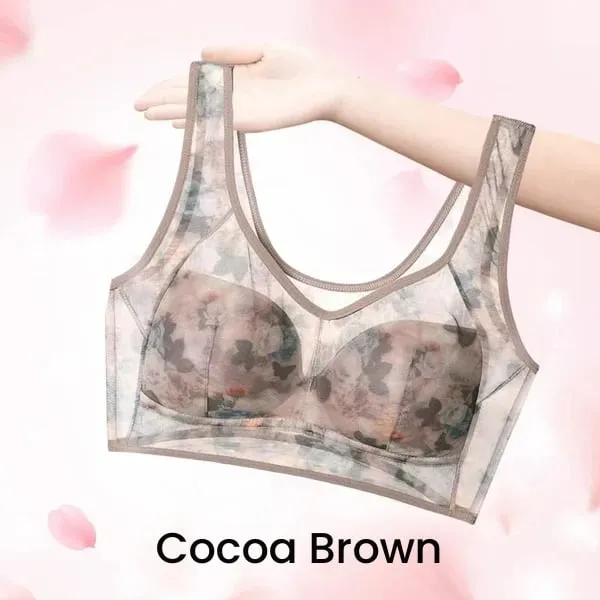 Ice Silk Lace Cooling Comfort Bra