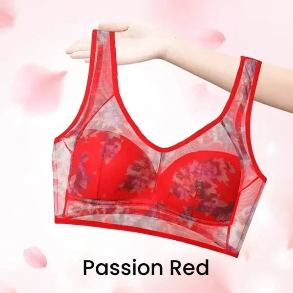 Ice Silk Lace Cooling Comfort Bra