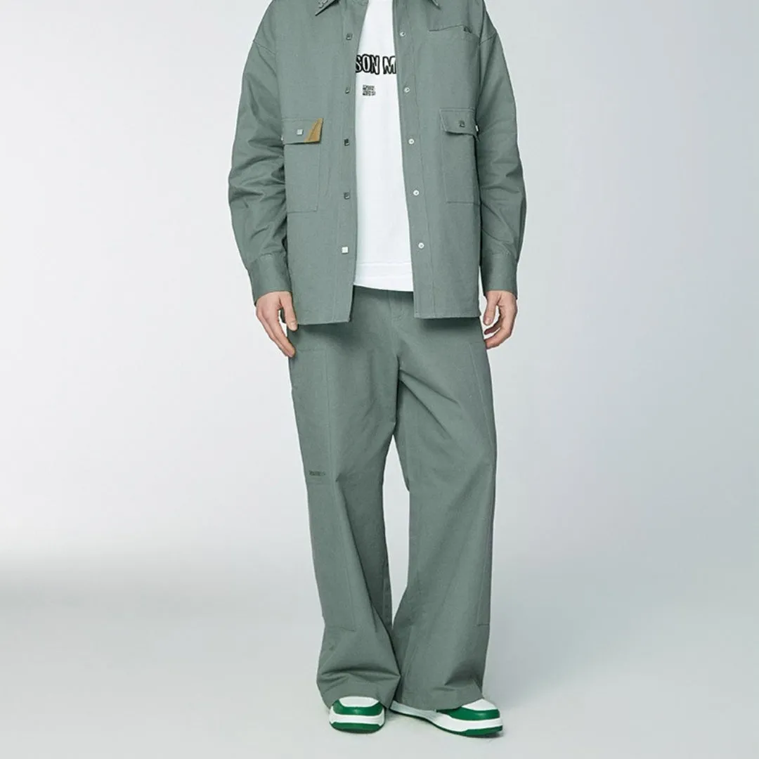 Ideal Pocket - Casual Pants - Green & Black