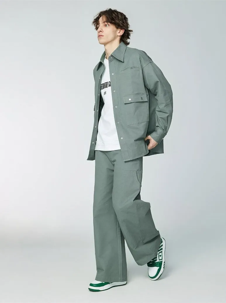 Ideal Pocket - Casual Pants - Green & Black