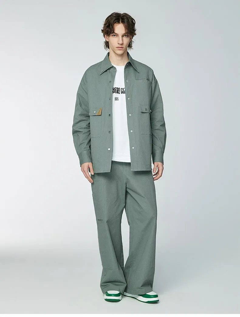 Ideal Pocket - Casual Pants - Green & Black