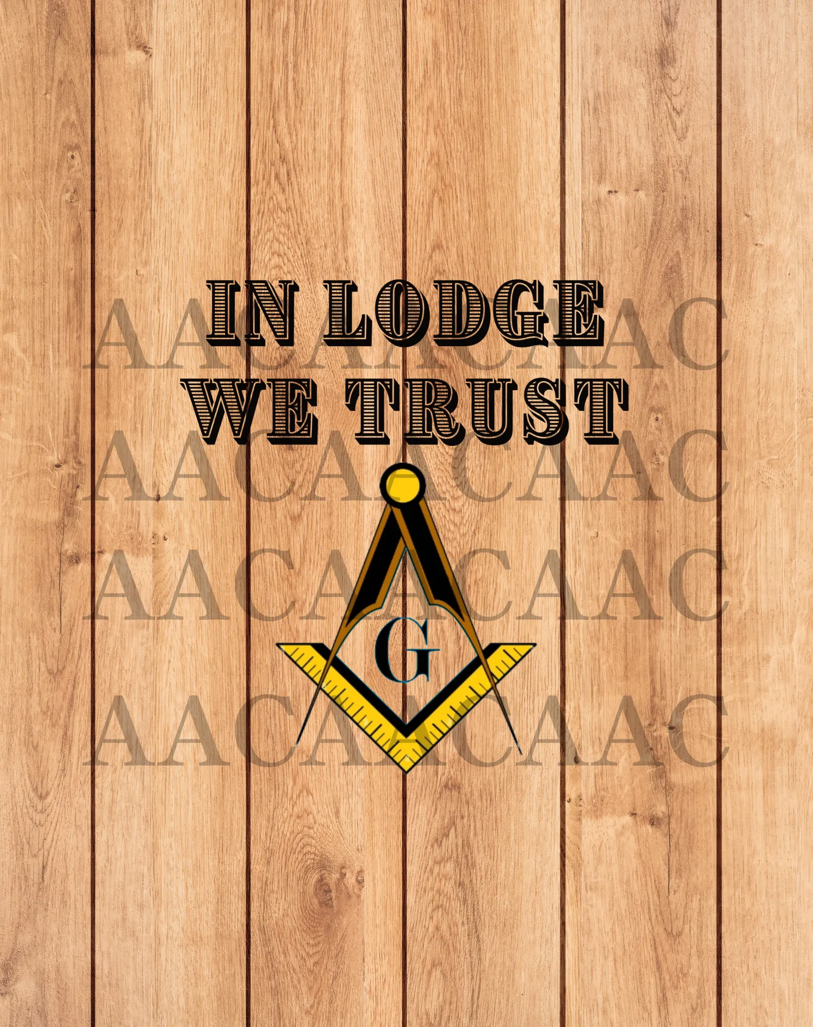 In Lodge We Trust Design