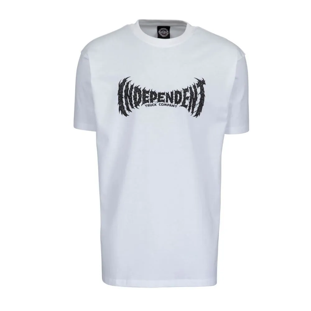 Independent T-Shirt Metal Span Front T-Shirt - White