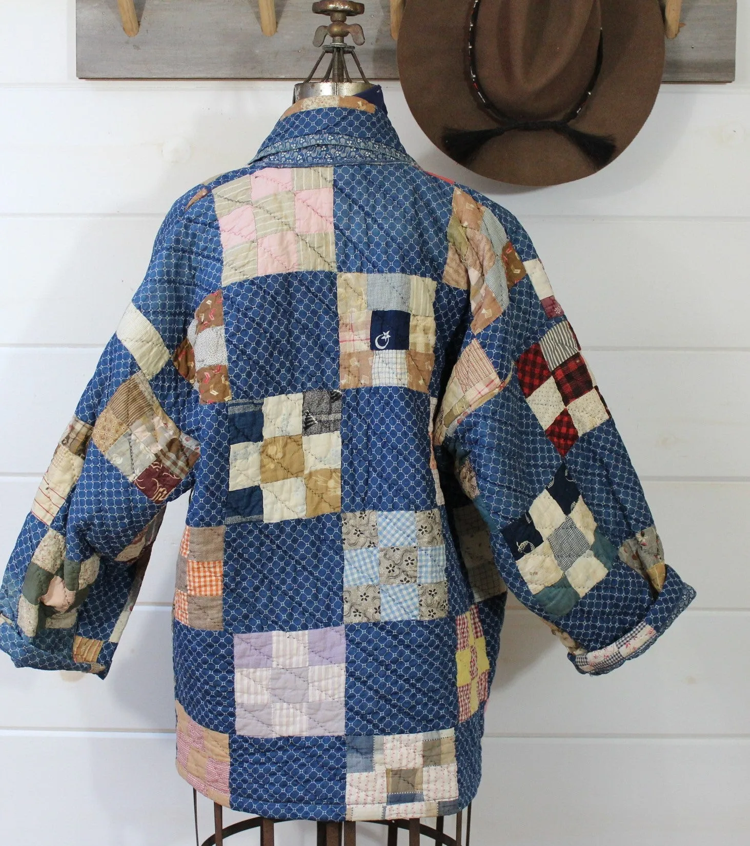 Indigo Heirloom Quilt Coat
