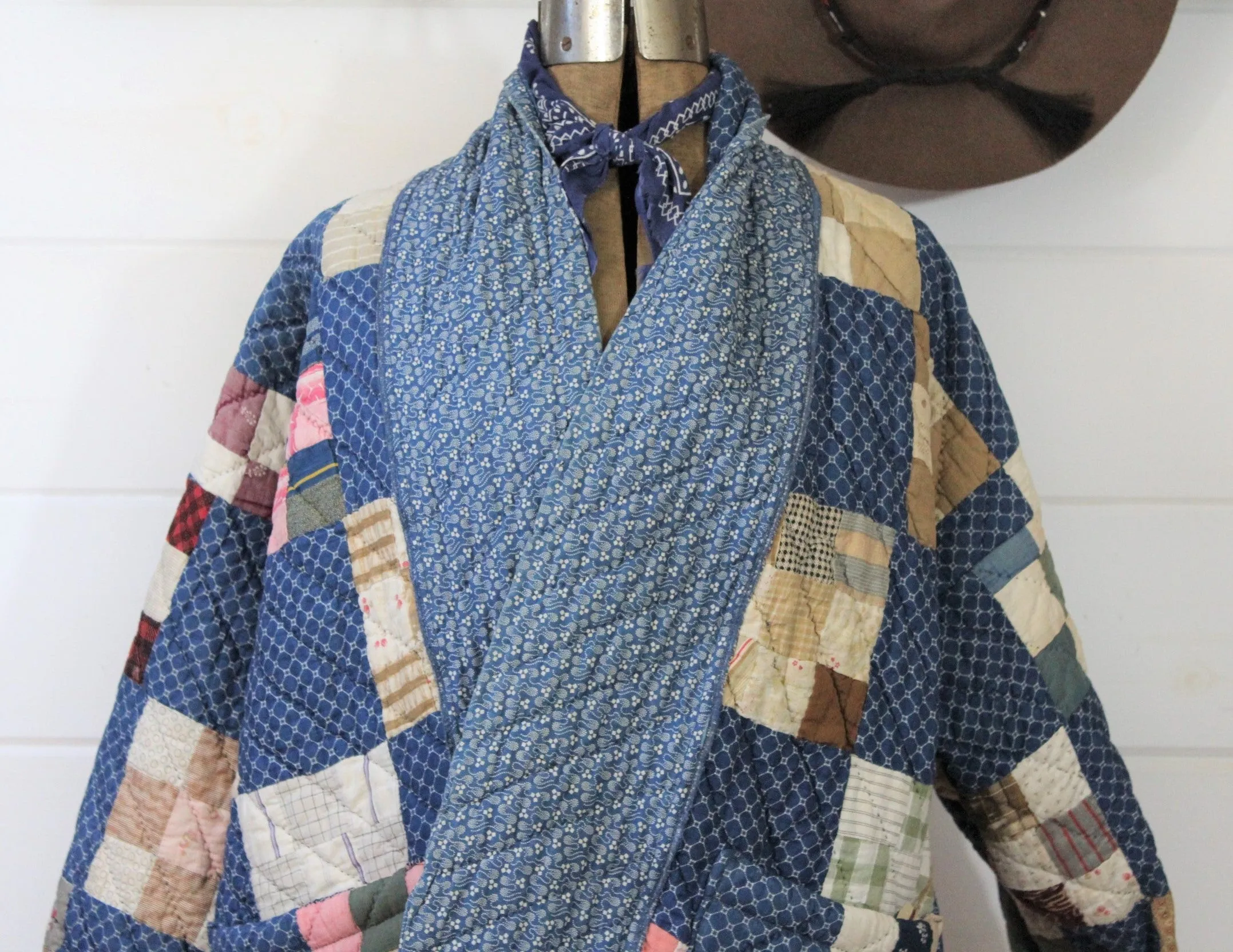 Indigo Heirloom Quilt Coat