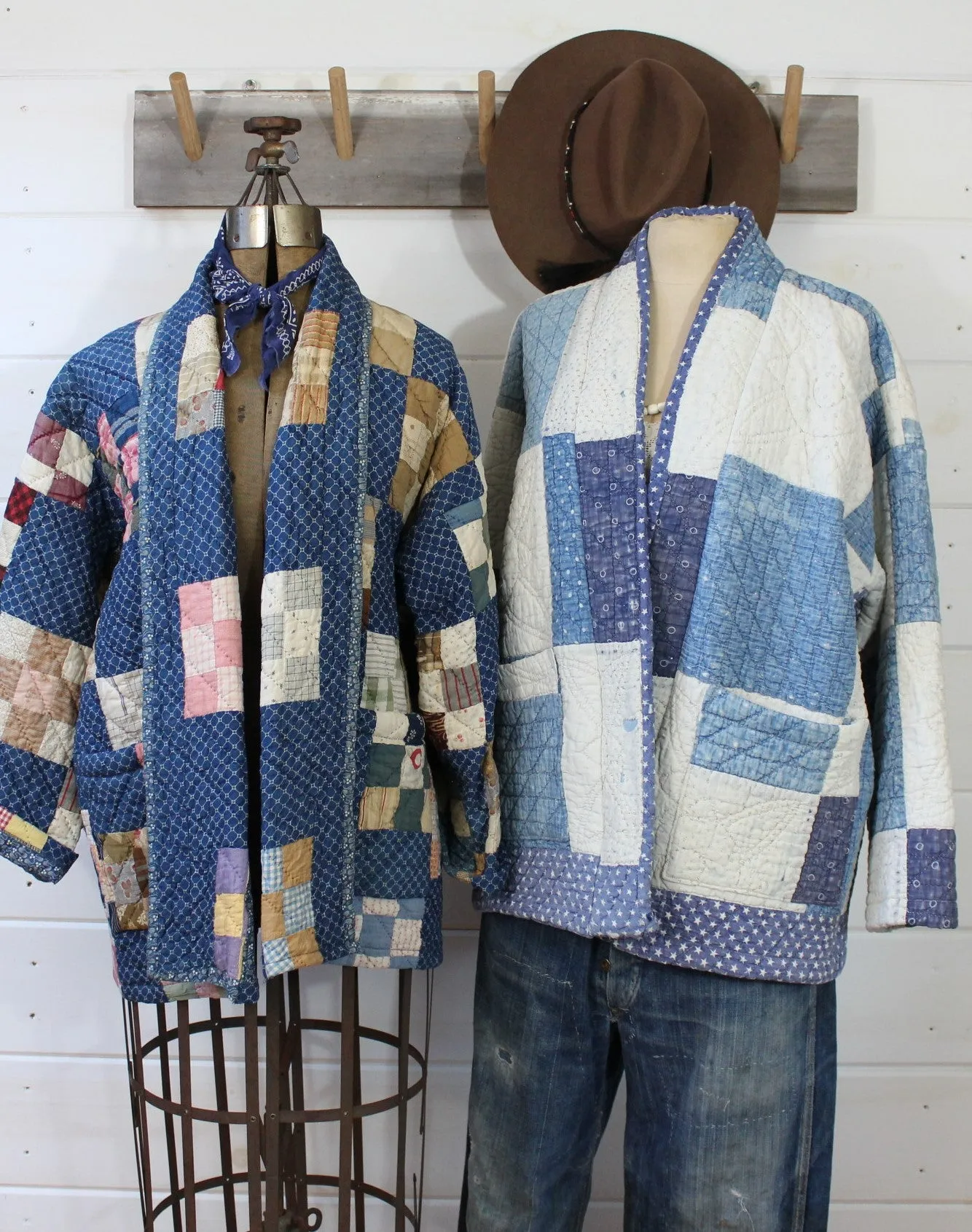 Indigo Heirloom Quilt Coat