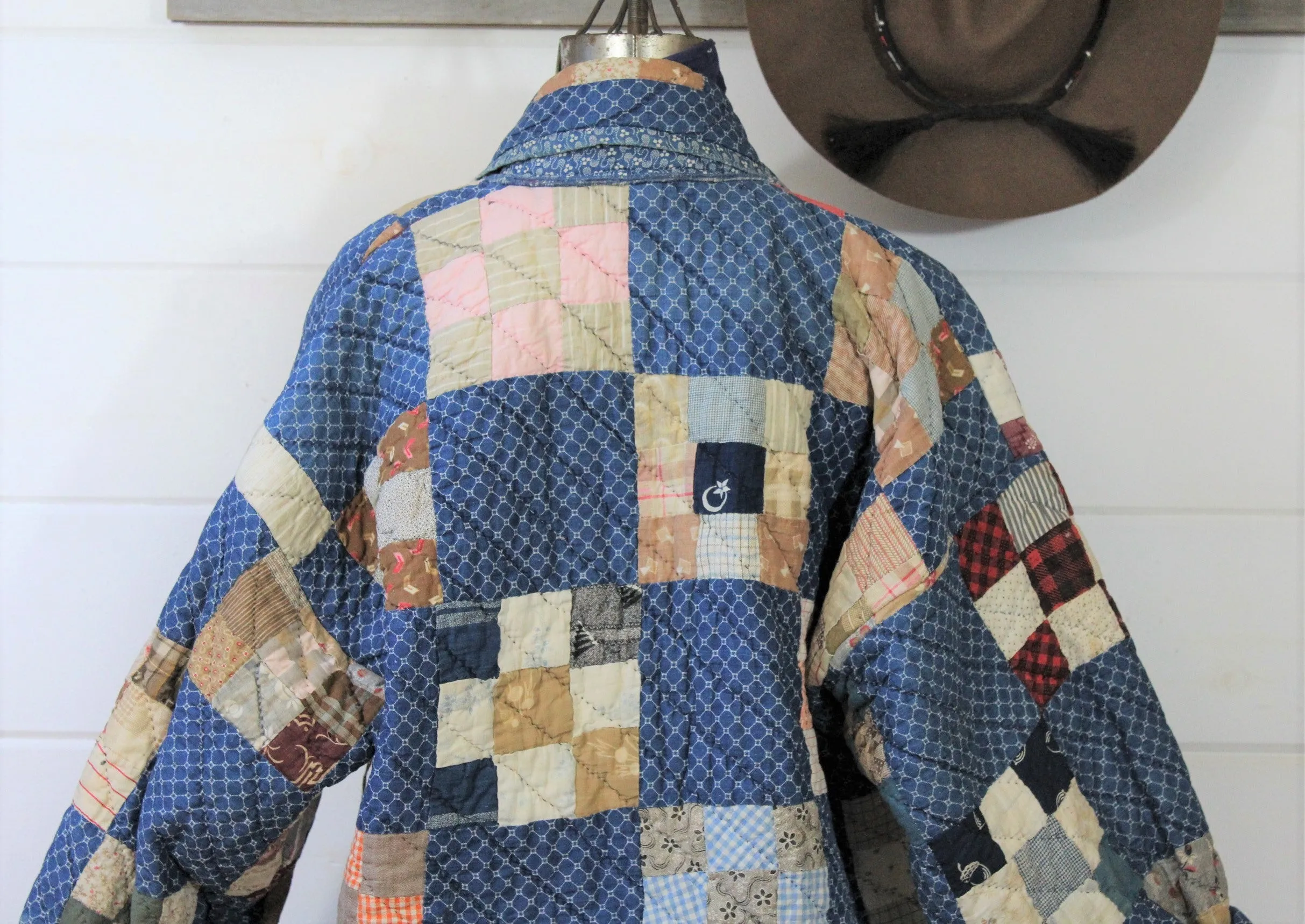 Indigo Heirloom Quilt Coat