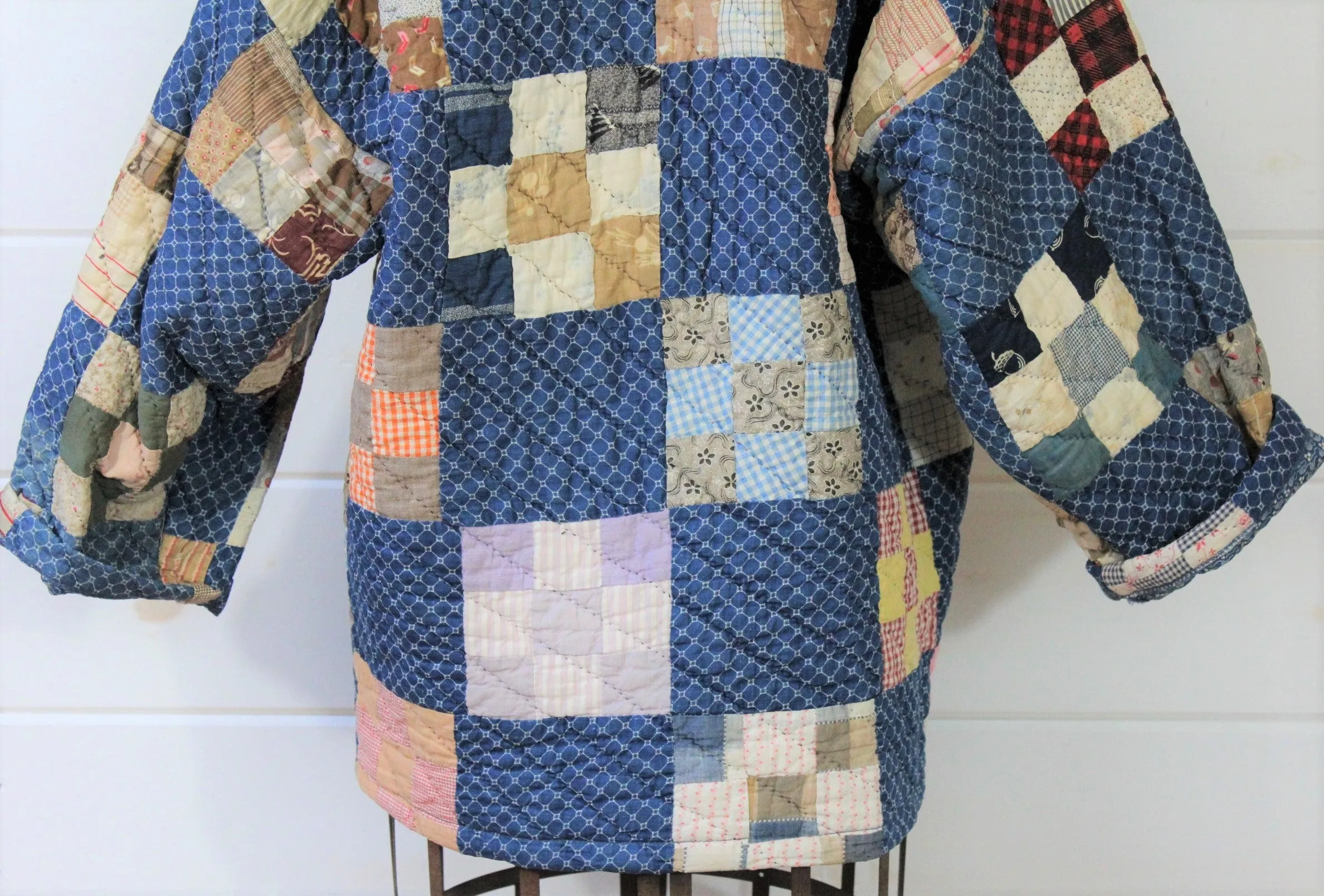 Indigo Heirloom Quilt Coat