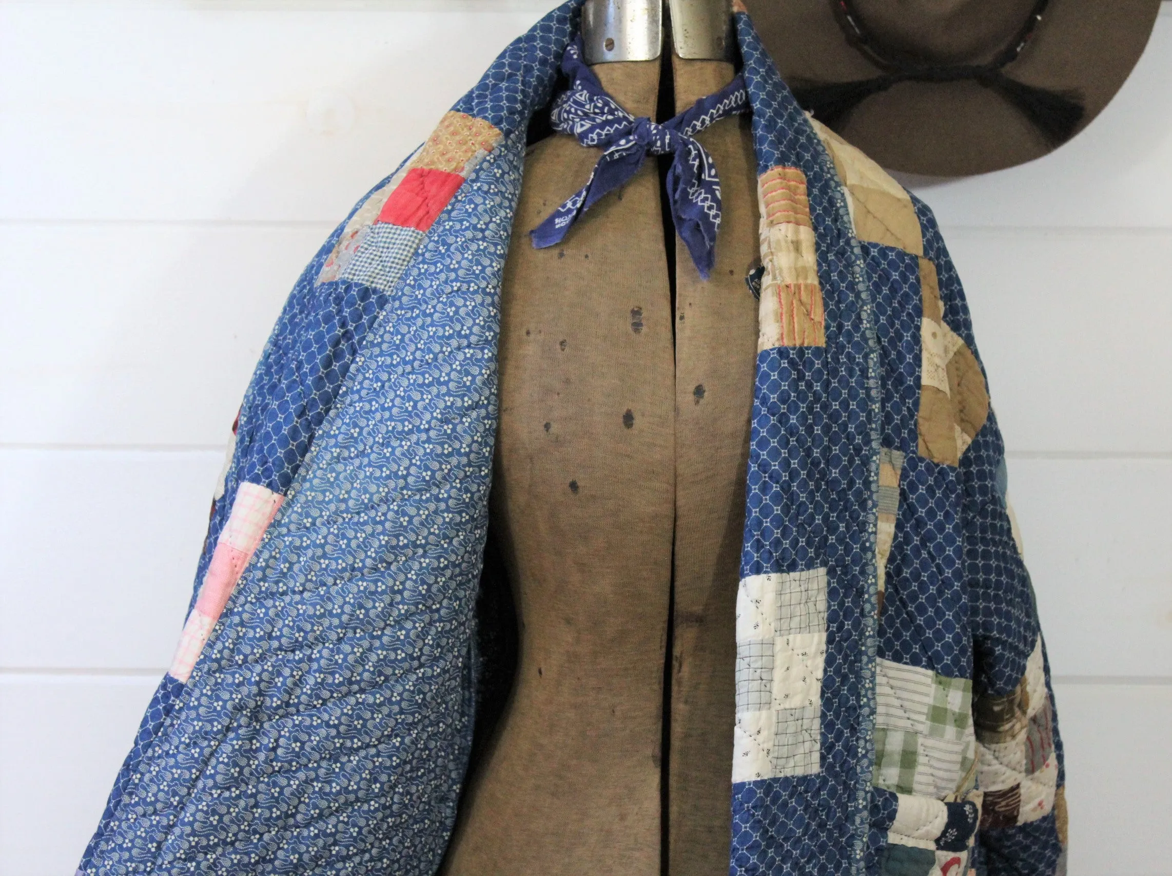 Indigo Heirloom Quilt Coat