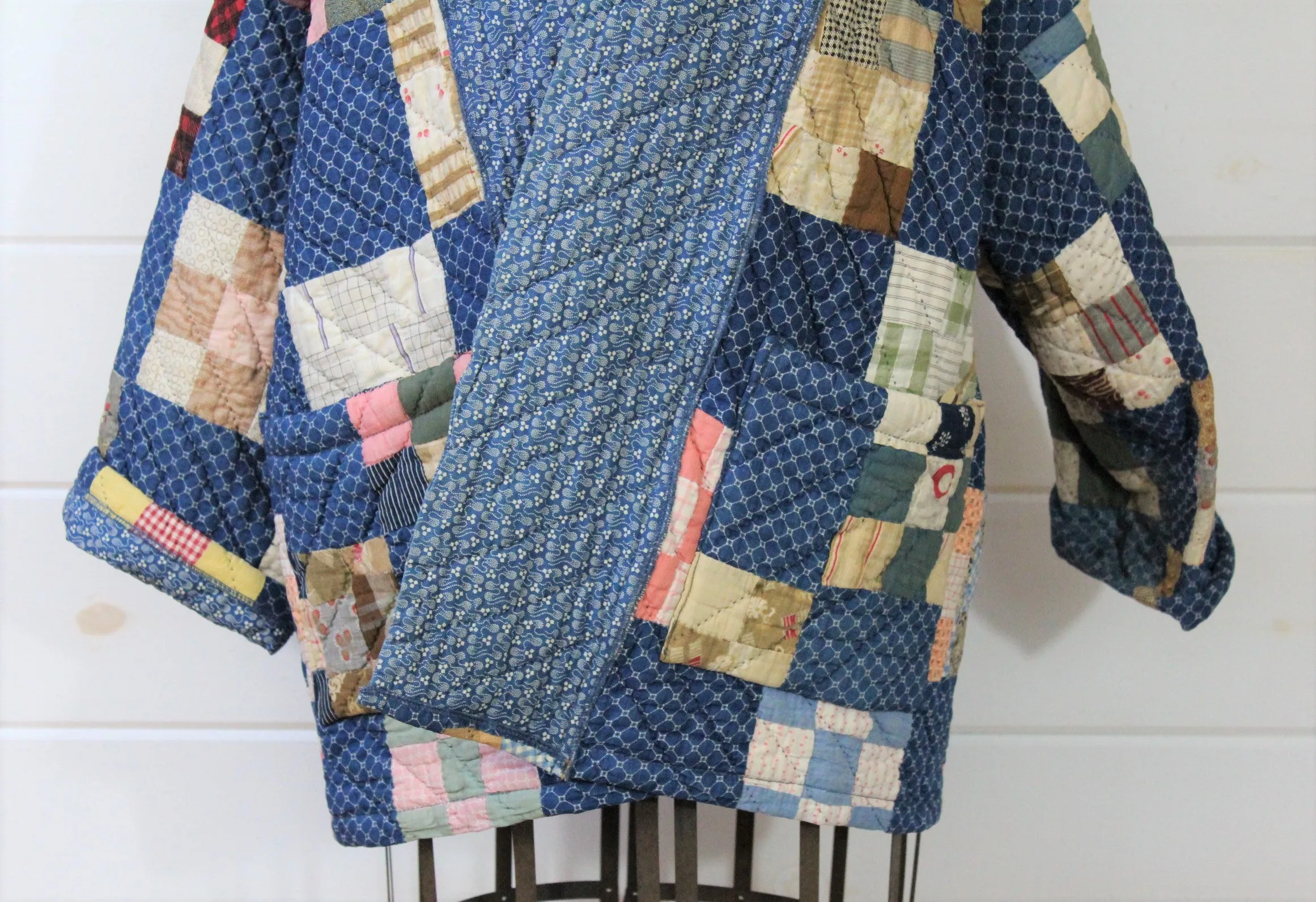 Indigo Heirloom Quilt Coat