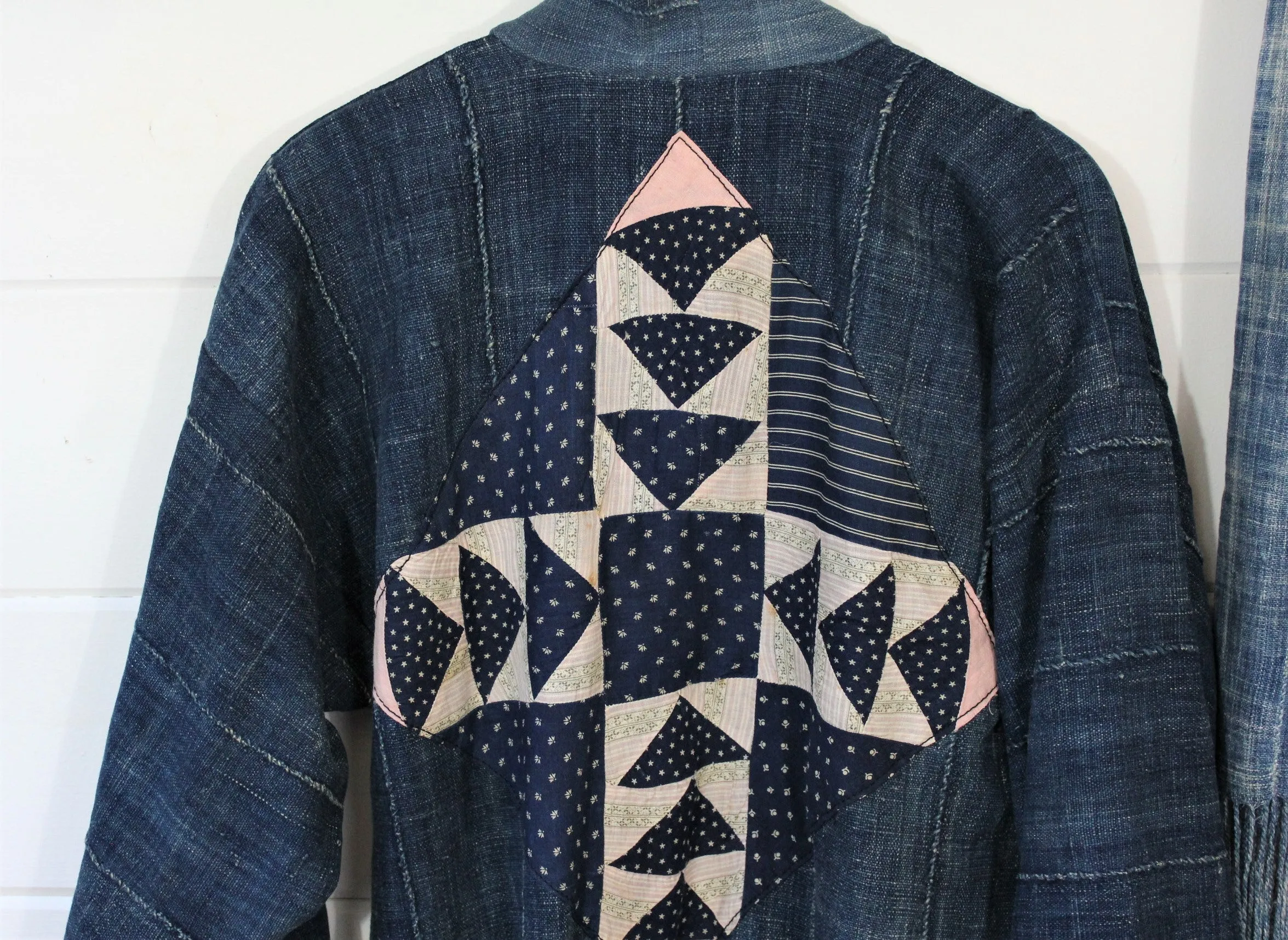 Indigo Quilt Back Jacket