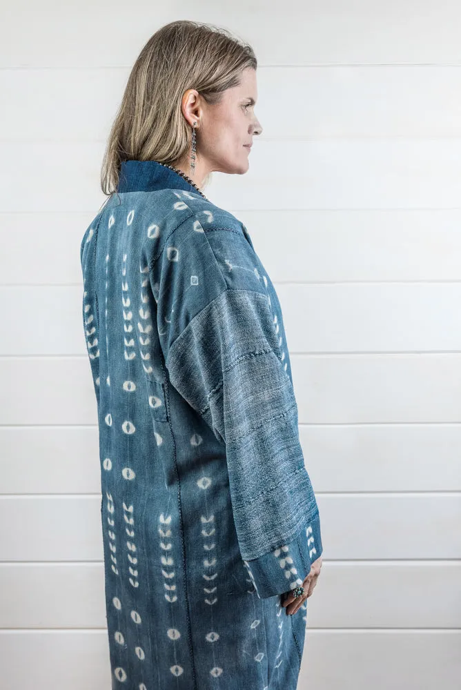 Indigo Shibori Duster