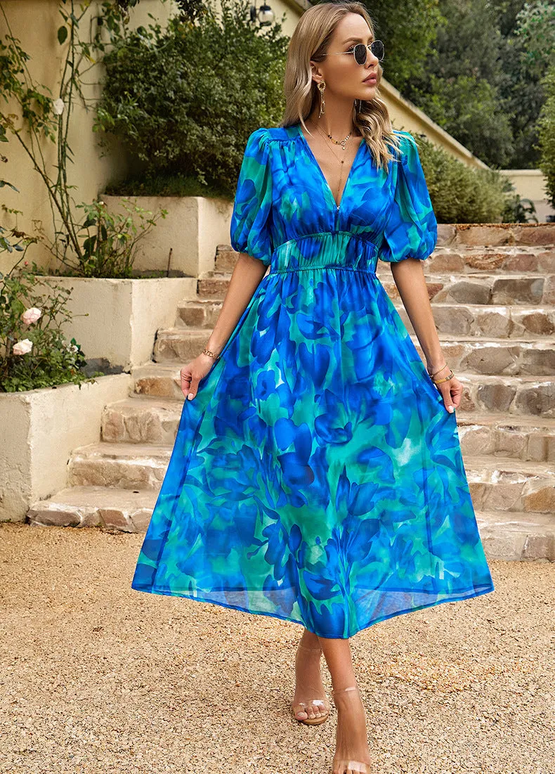 Isla – Elegant Floral Dress