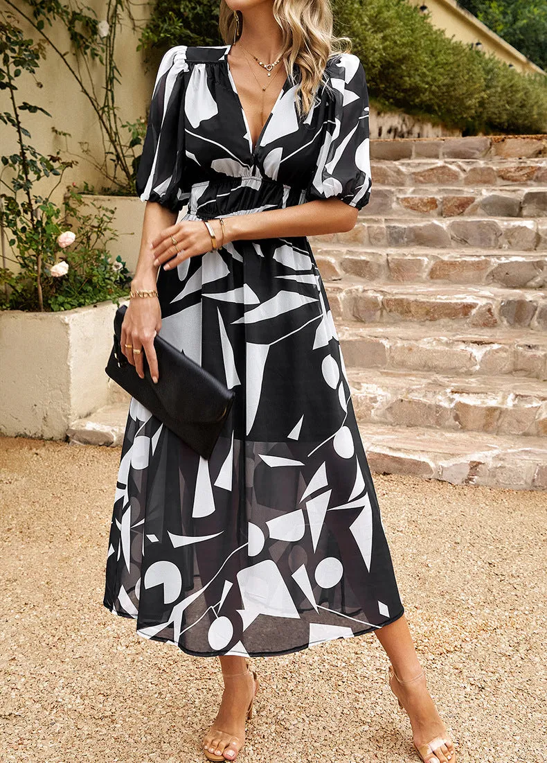Isla – Elegant Floral Dress