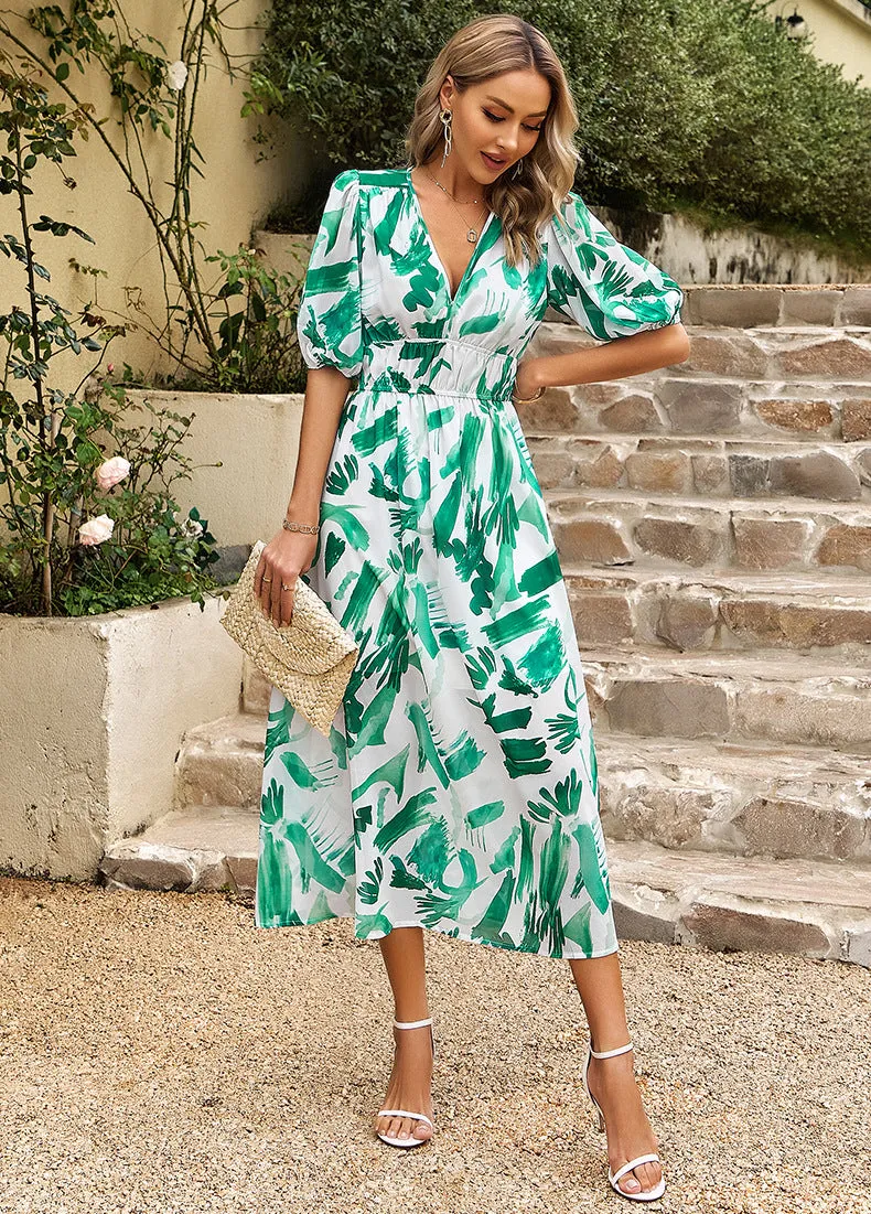 Isla – Elegant Floral Dress