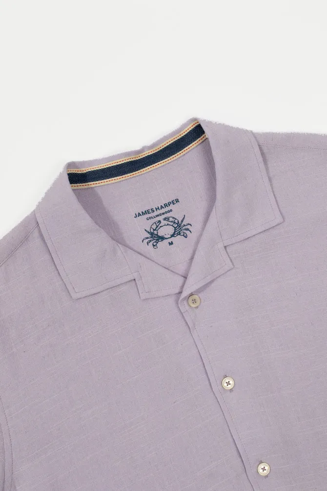 James Harper Camp Collar Shirt - 2 Colours