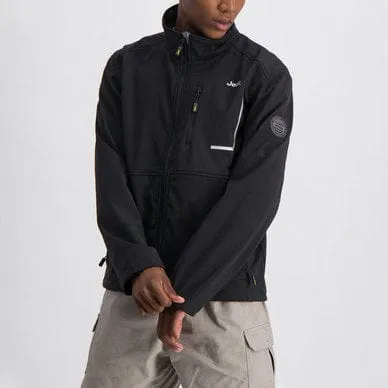 Jeep Funnel Neck Soft Shell Jacket Black