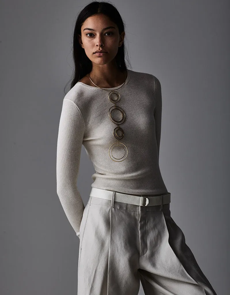 Jenny Bird Boomerang Collar in High Polish Gold