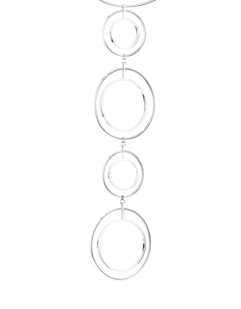 Jenny Bird Boomerang Collar in High Polish Silver
