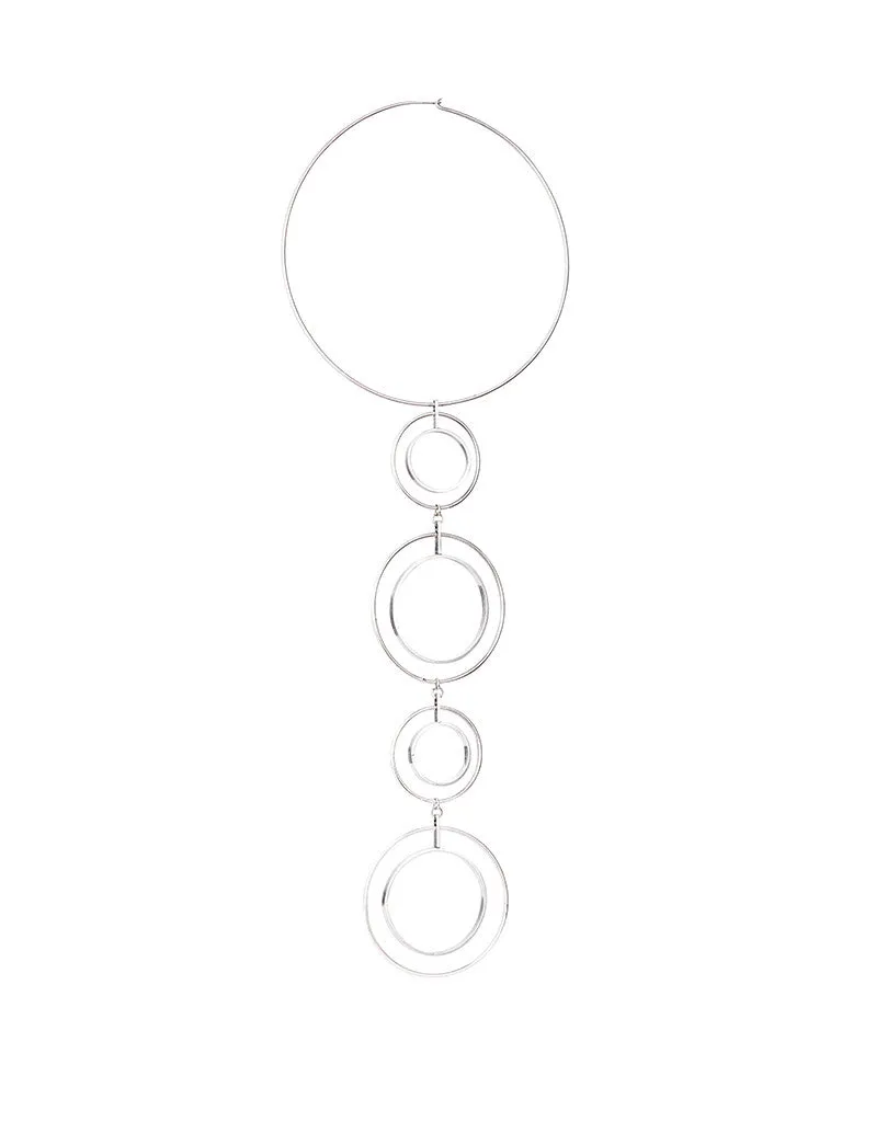 Jenny Bird Boomerang Collar in Silver