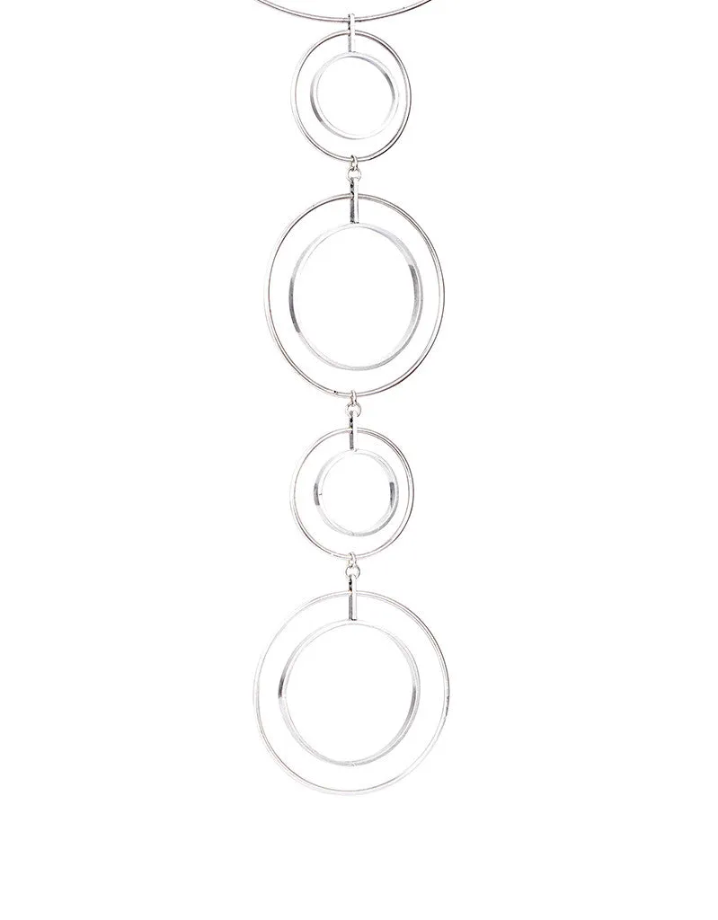Jenny Bird Boomerang Collar in Silver