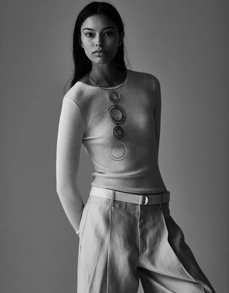 Jenny Bird Boomerang Collar in Silver