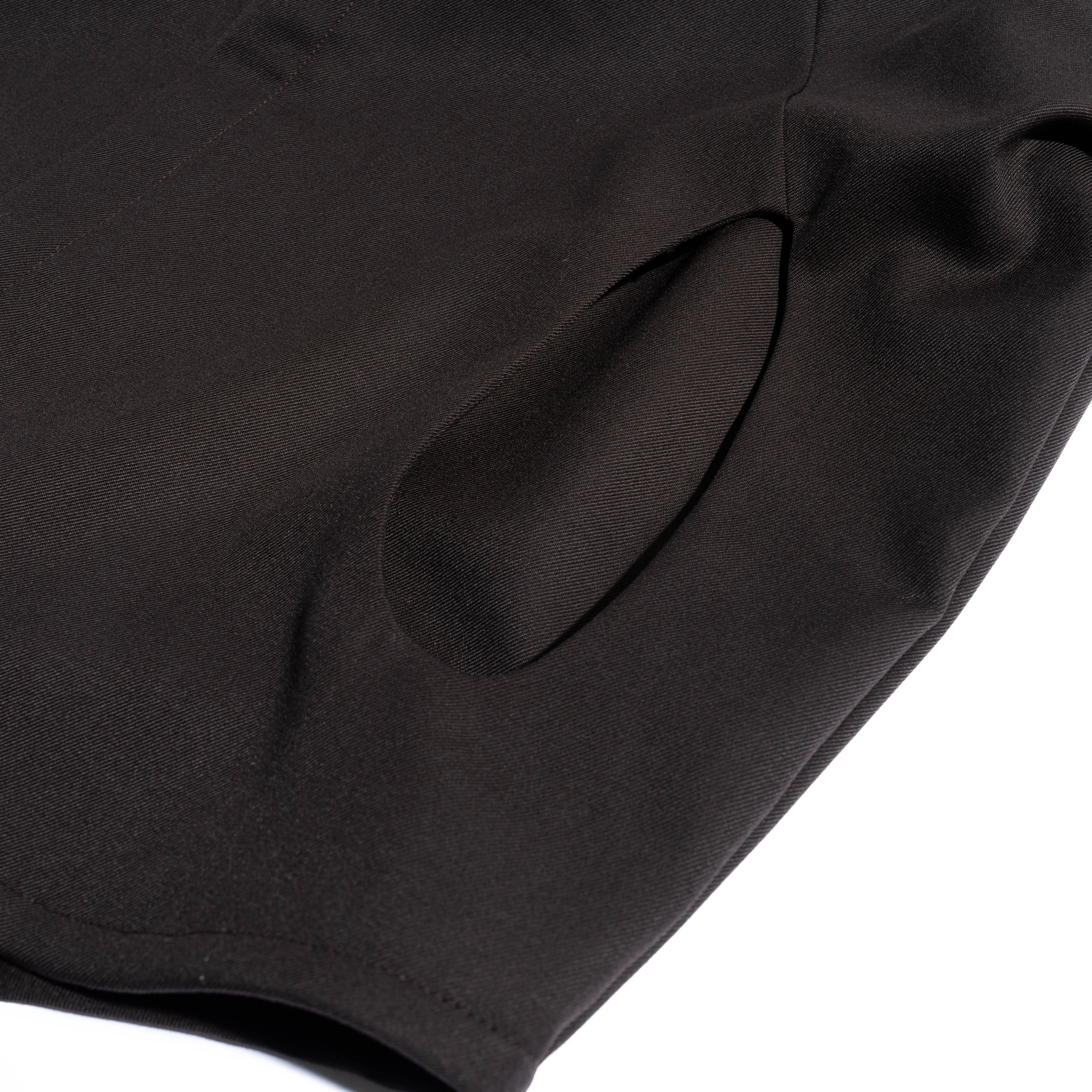 Jeongli Twill Dart Shirt Brown