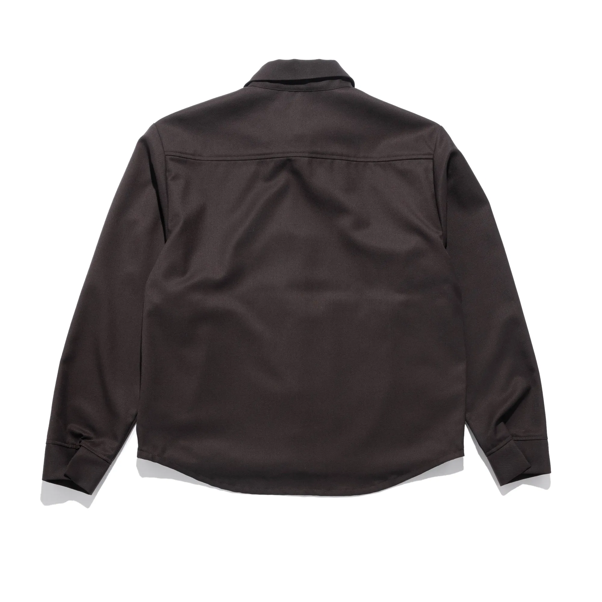 Jeongli Twill Dart Shirt Brown
