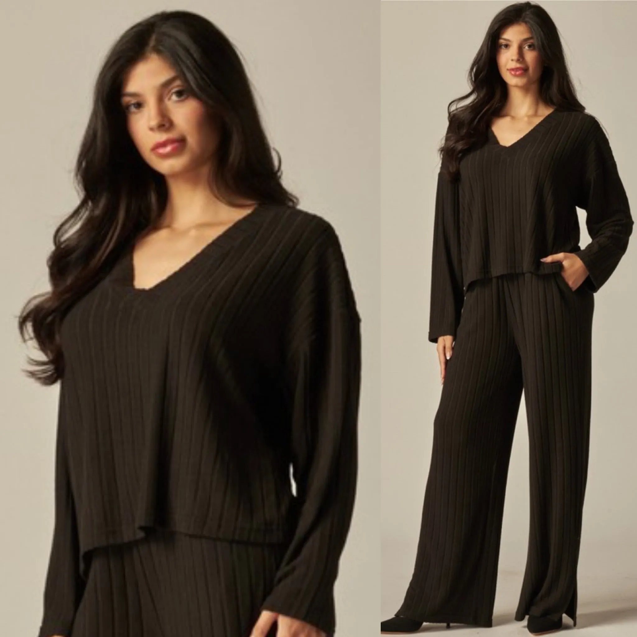 Jet Set Long Sleeve Top - Black