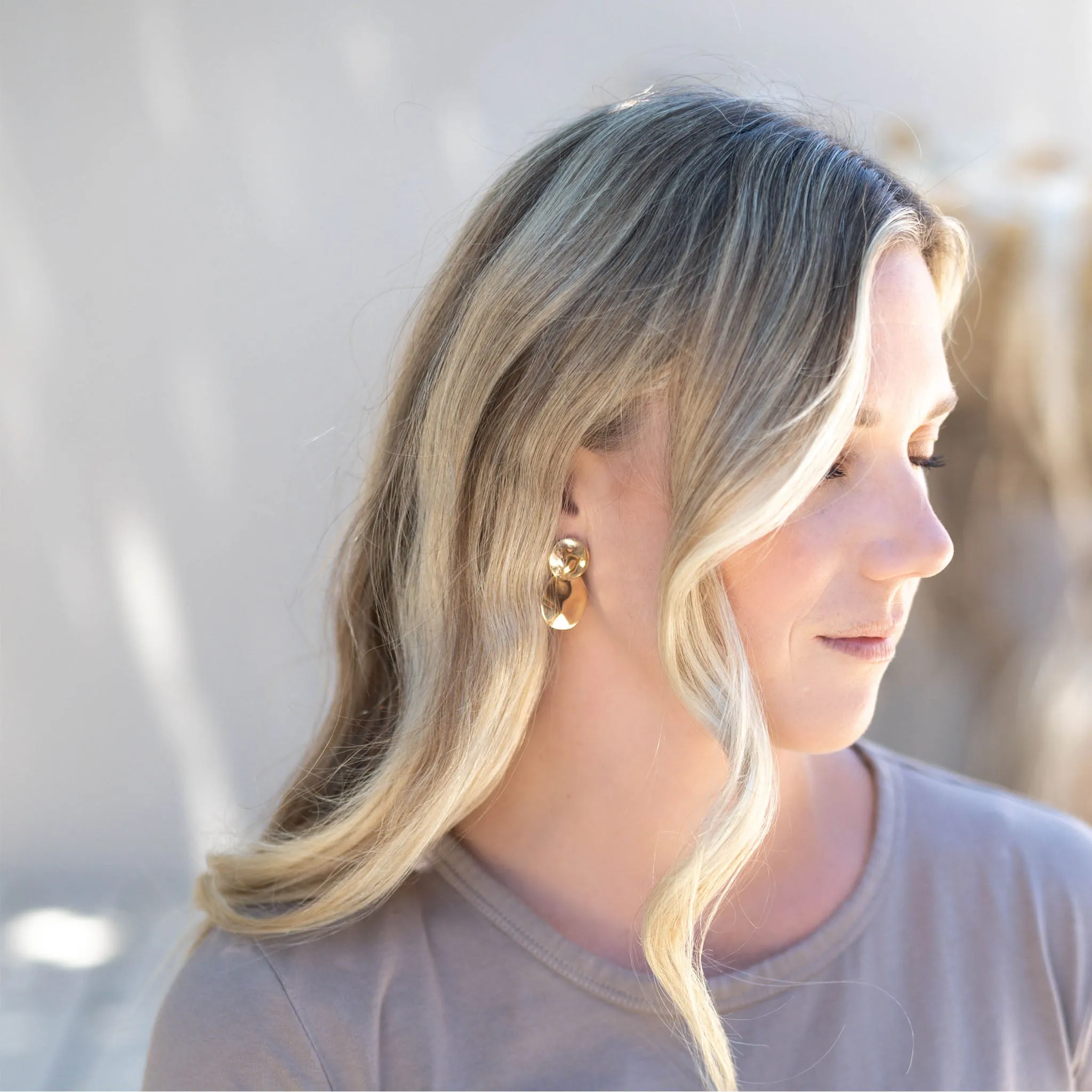 Kaiko Earrings | Bronze