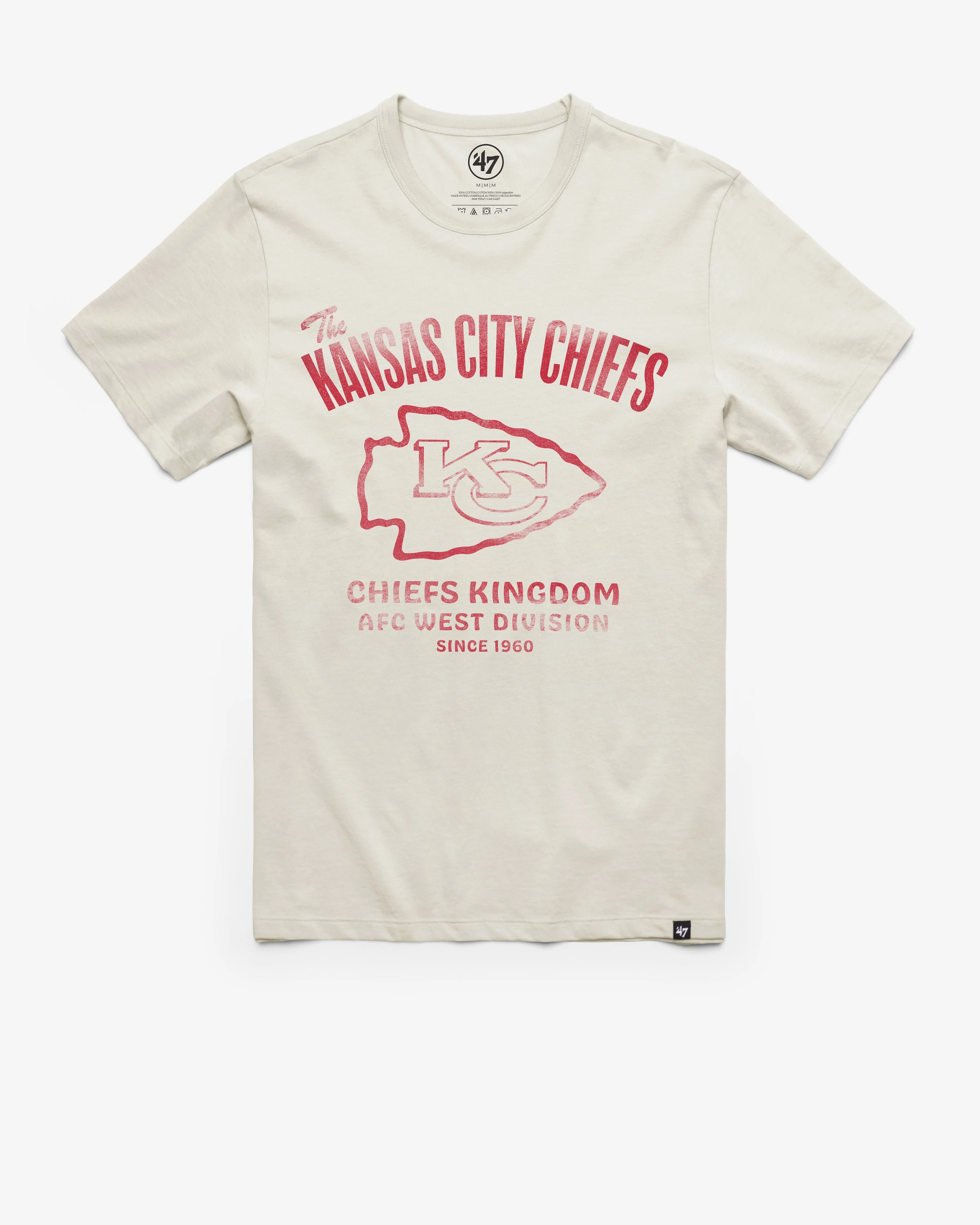KANSAS CITY CHIEFS WIDE OPEN '47 FRANKLIN TEE