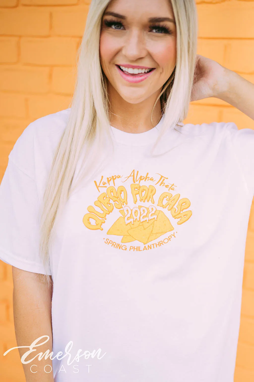 Kappa Alpha Theta Philanthropy Queso for Casa Tee