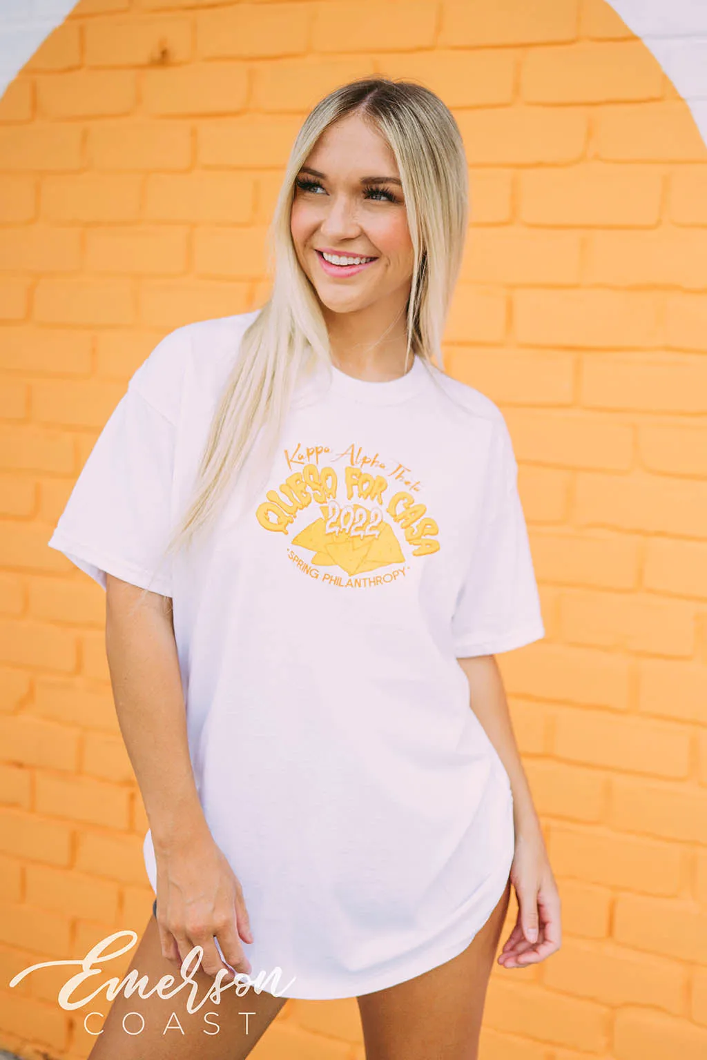 Kappa Alpha Theta Philanthropy Queso for Casa Tee