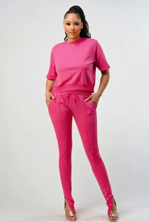 Kenny Pants Sets (Pink)