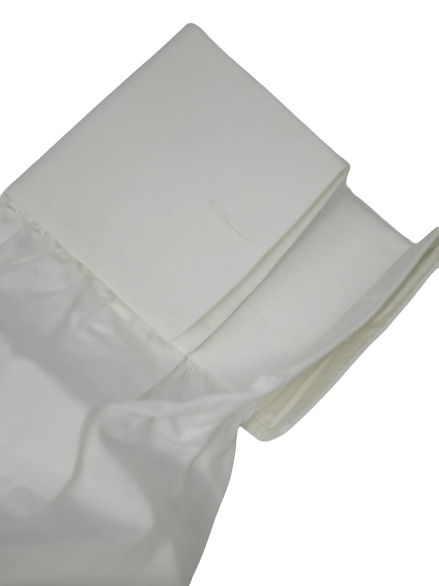 Kiton White Pleated Tuxedo Shirt