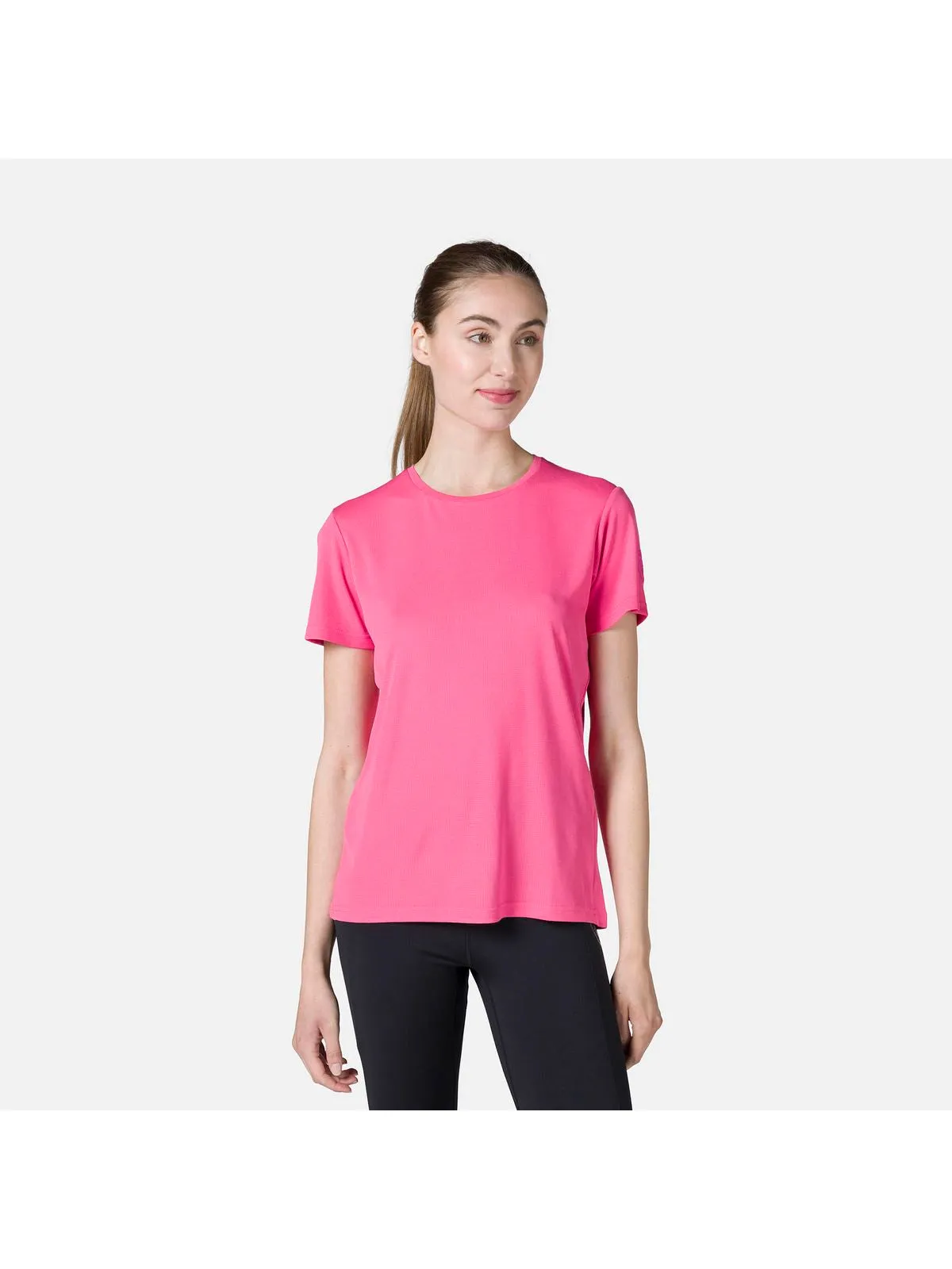 Koszulka Rossignol W Plain Tee różowy