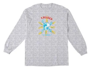 Krooked L/S T-Shirt Style - Ash / Multi