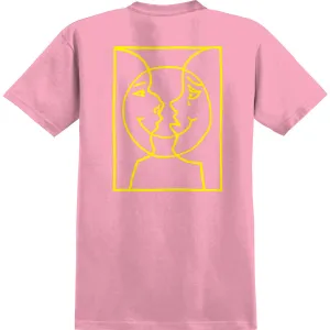 Krooked - Moonsmile Raw Tee Light Pink