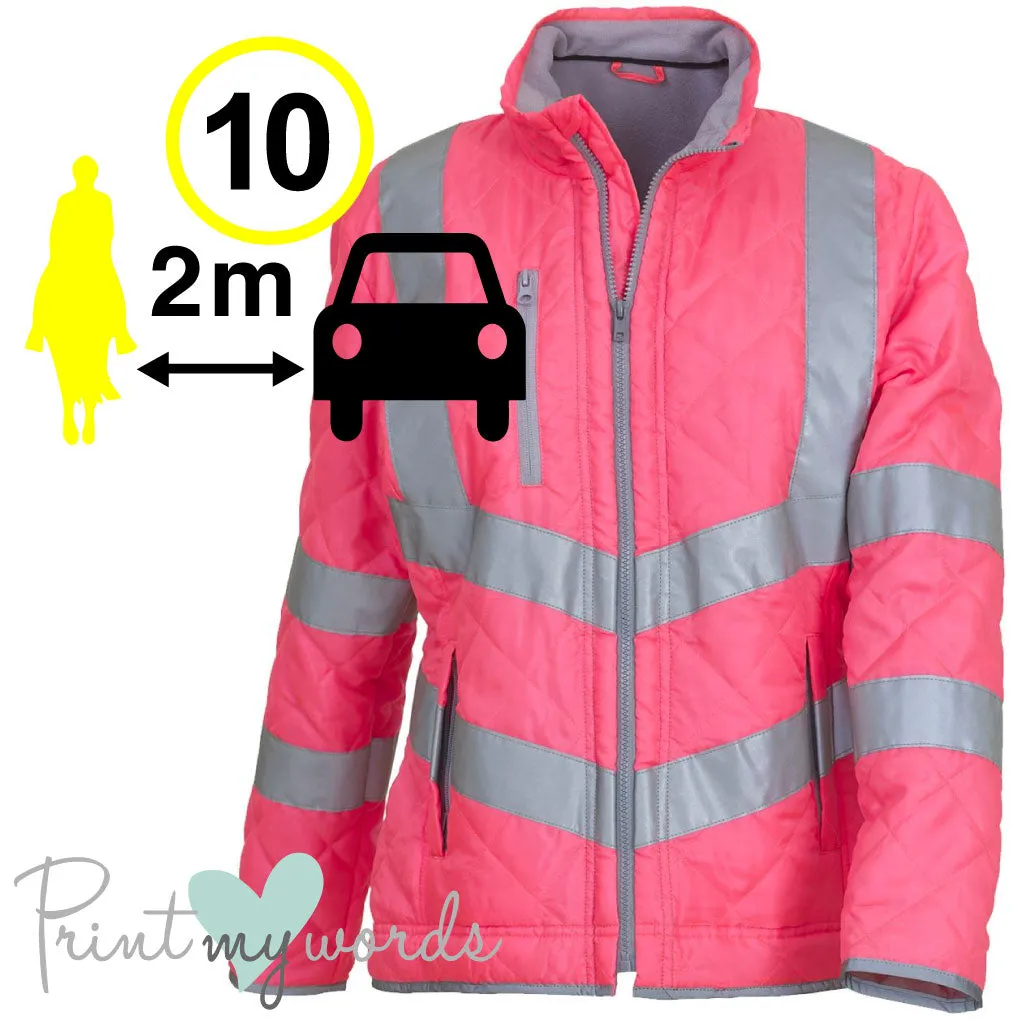 Ladies Hi-Vis Kensington Jacket - GIVE SPACE