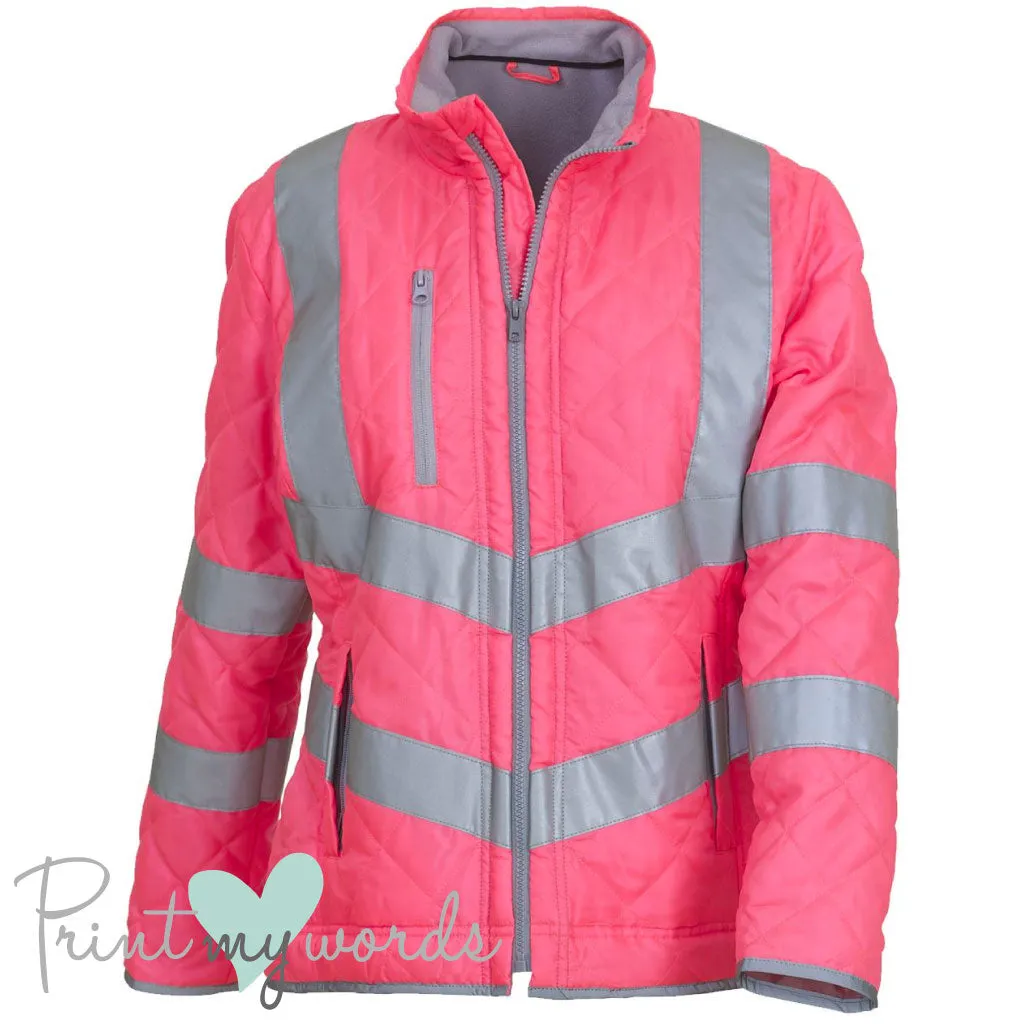 Ladies Hi-Vis Kensington Jacket - PLEASE PASS WIDE AND SLOW