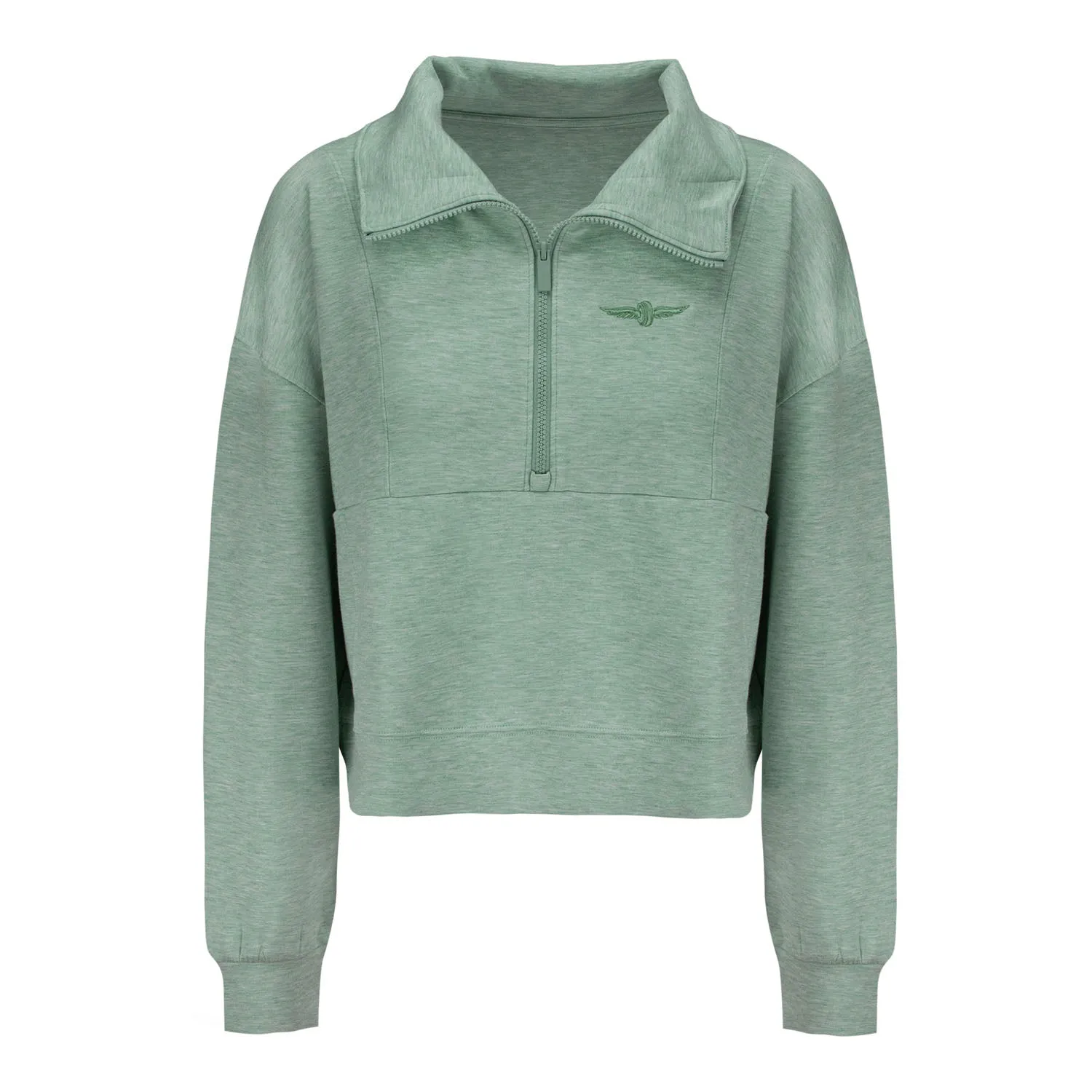 Ladies Indianapolis Motor Speedway TravisMathew Skyloft Soft Half Zip Jacket