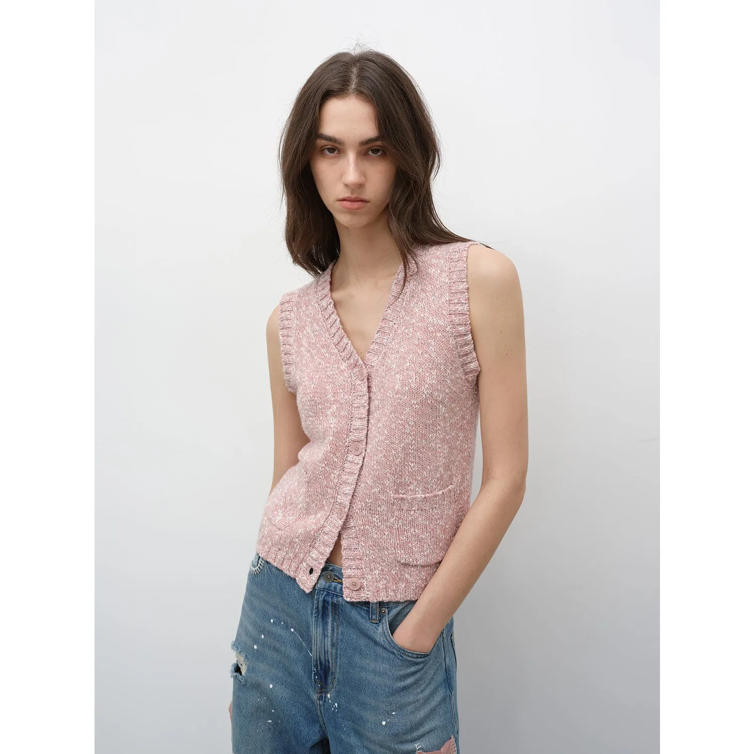 Layered Knit Vest